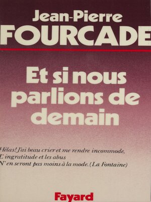 cover image of Et si nous parlions de demain